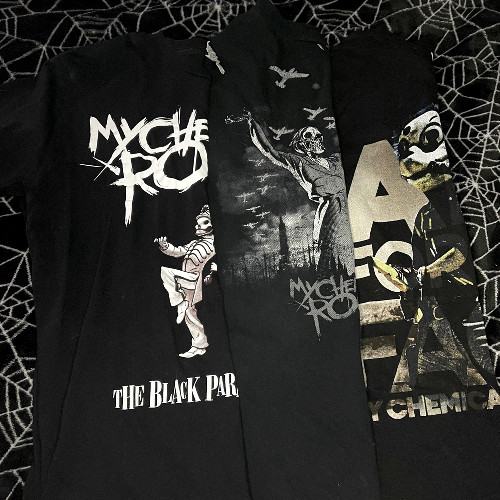 Lot of 3 My Chemical Romance T-Shirts